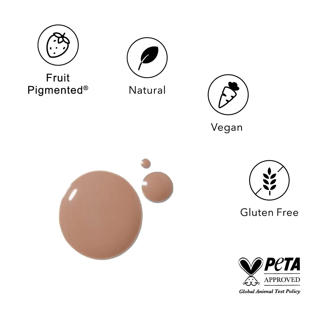 100% PURE 2nd Skin Lightweight Serum Foundation Anti-Aging Face Makeup - Blendable Coverage Liquid Hydration Boost for Soft Plumped Up Glow, Vegan Shade 7 (Neutral w/Red Undertone) - 1.18 Fl Oz