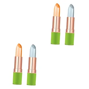 8pcs Color Changing Aloe Lip Balm Moisturizing Ph Temperature Lip Gloss Revitalizes Dry Non-fading Formula Beauty Tool