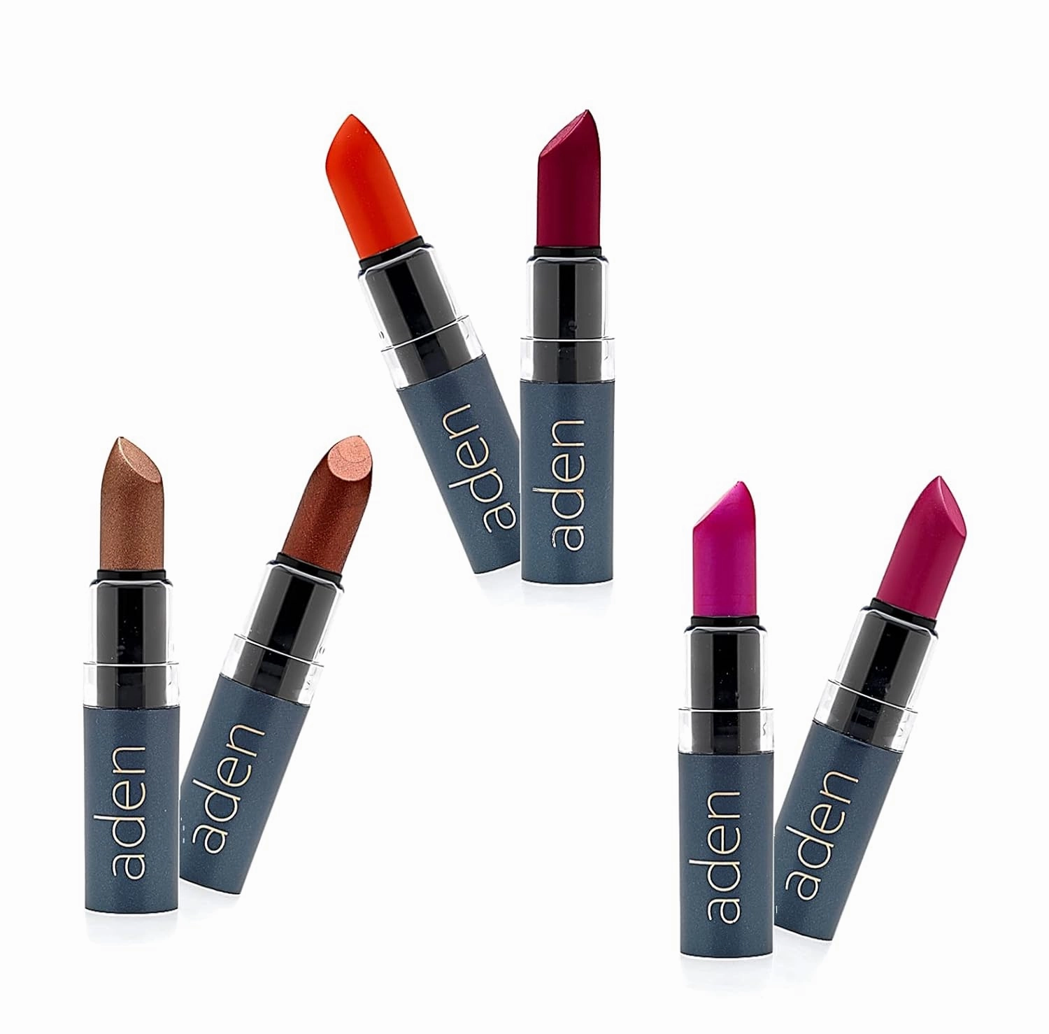 aden Hydrating Lipstick – 3.5gr – Non-Smudging & Light weight – Highly Pigmented & Long Lasting – MADE IN ITALY (12 Peru)