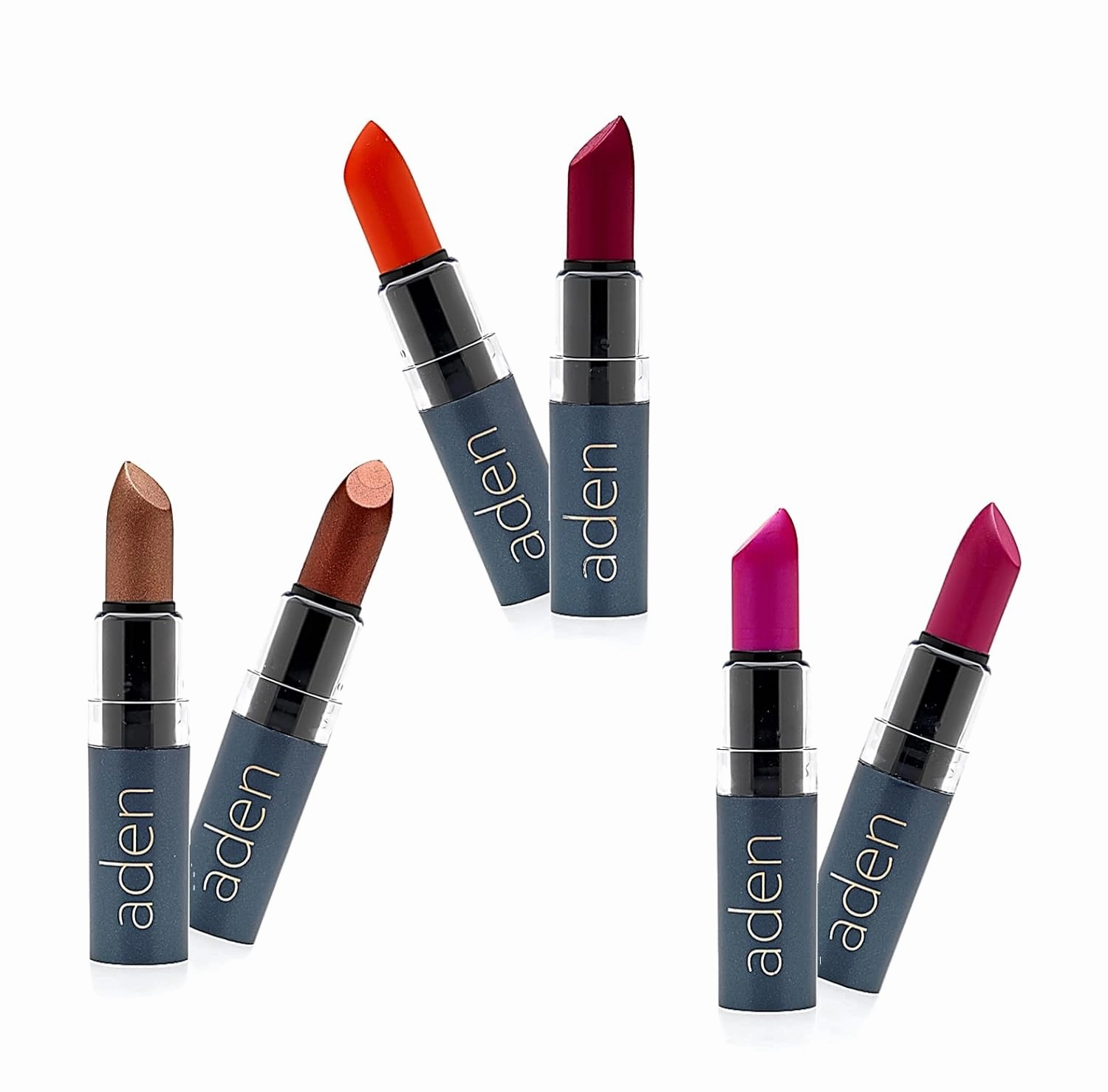 aden Hydrating Lipstick – 3.5gr – Non-Smudging & Light weight – Highly Pigmented & Long Lasting – MADE IN ITALY (18 Bordeaux)