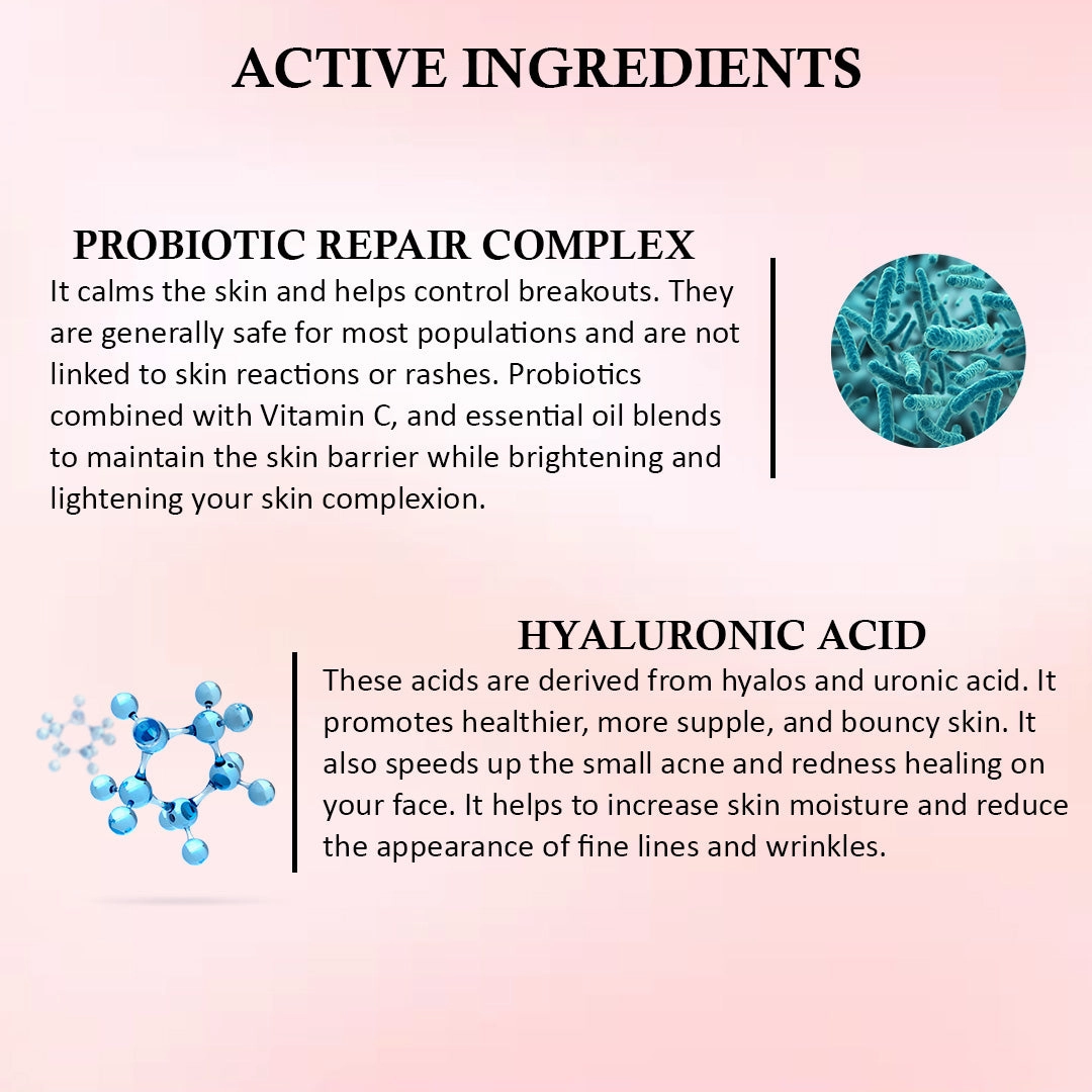 Aegte 3D Lumi Strobe Cream, Primer   Highlighter   Moisturizer, Goodness of Skin Repair Probiotics, Vitamin C & Hyaluronic Acid