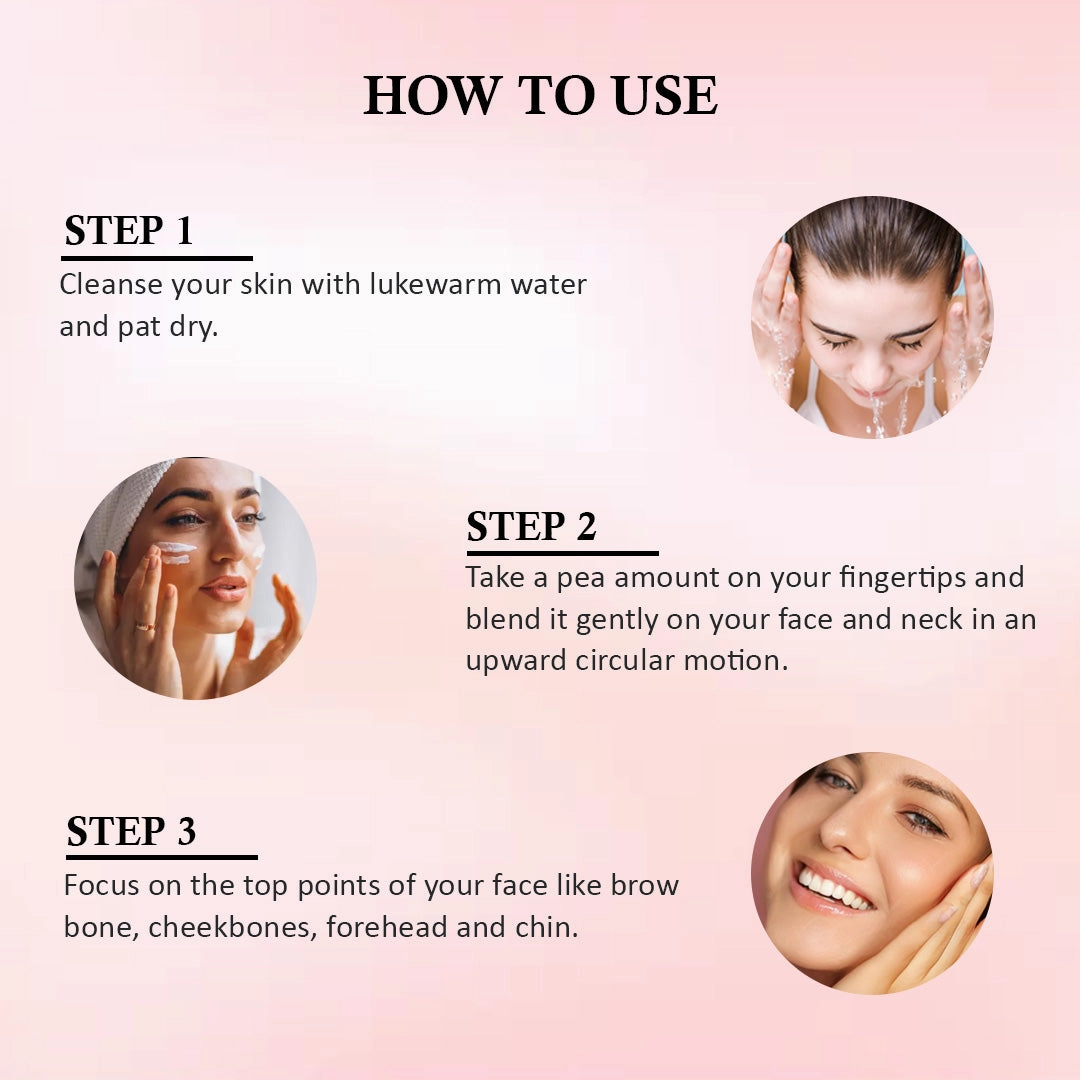 Aegte 3D Lumi Strobe Cream, Primer   Highlighter   Moisturizer, Goodness of Skin Repair Probiotics, Vitamin C & Hyaluronic Acid