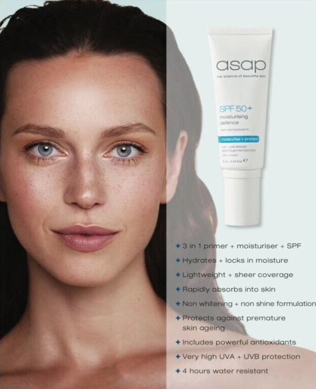 ASAP Moisturising Defence SPF50 