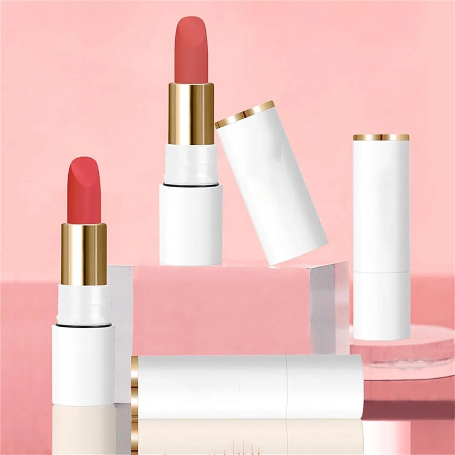 Bisou Balm, Bisou Balm Lipstick, Bisou Balm Sheer Matte Lipstick, Bisou Balm Matte Cream, Light Matte Non-Stick Lipstick Makeup Waterproof