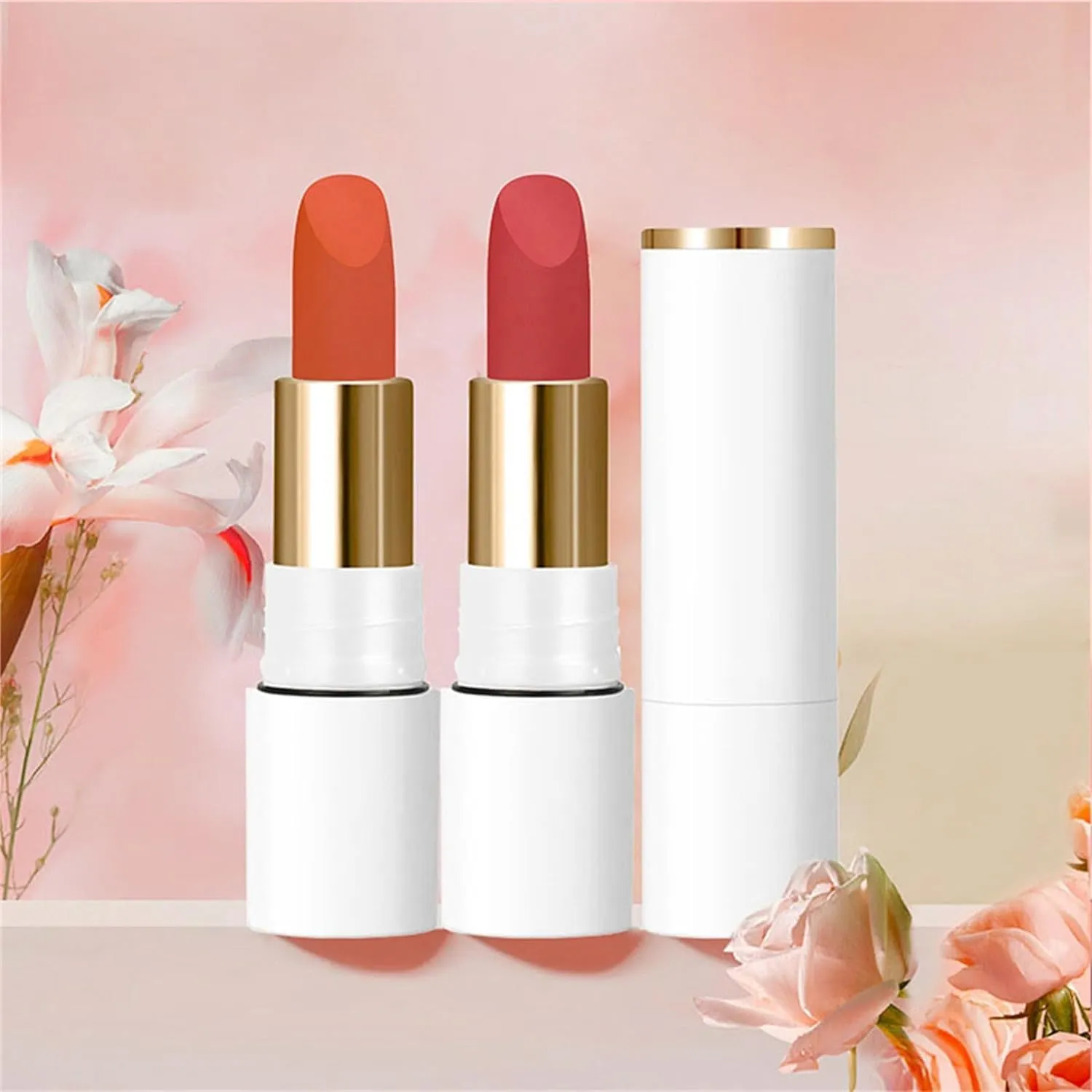 Bisou Balm, Bisou Balm Lipstick, Bisou Balm Sheer Matte Lipstick, Bisou Balm Matte Cream, Light Matte Non-Stick Lipstick Makeup Waterproof