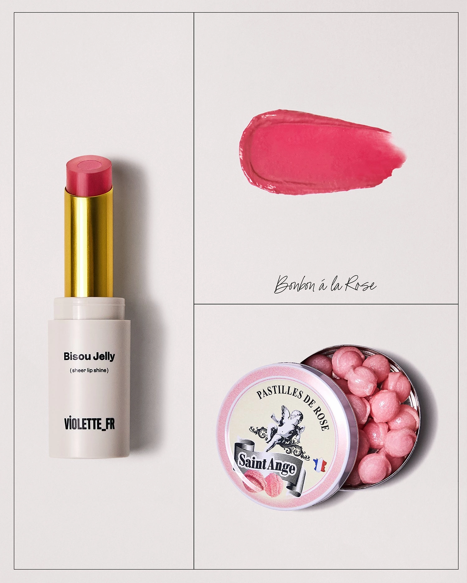 Bisou Jelly - Bonbon à la Rose