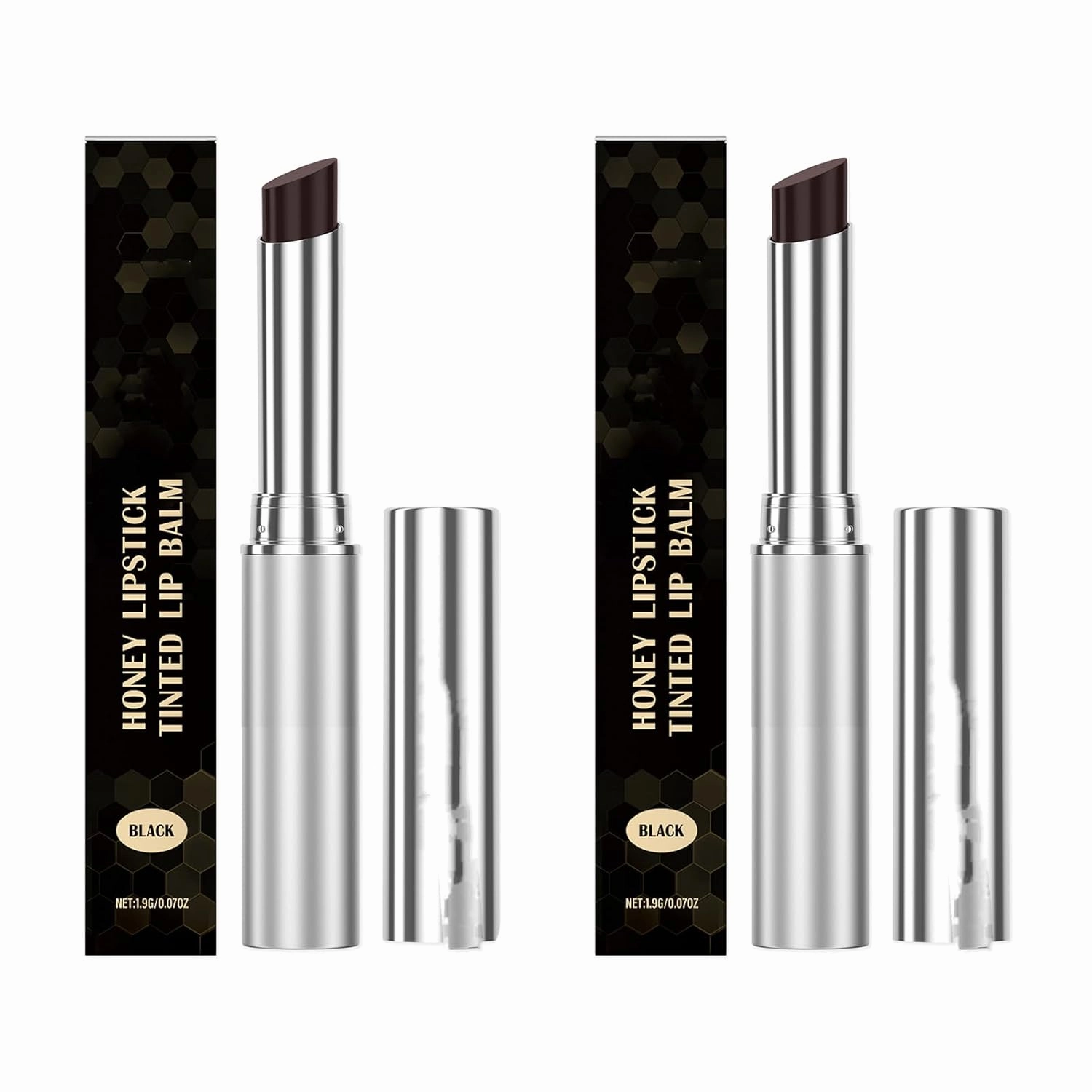 Black Honey Lipstick, Honeynoir-Hydrating Lip Balm, Black Honey Lipstick for Women Dry Lips (Black)