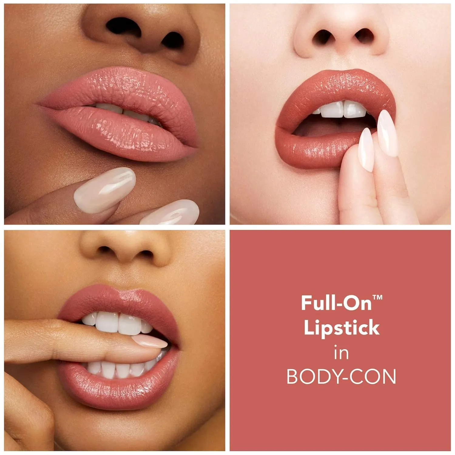 Buxom Full-On Plumping Satin Lipstick, Formulated with Hyaluronic Acid & Sunflower Wax, Moisturizing Creamy Lipstick, Satin Finish, Weightless, Cruelty Free