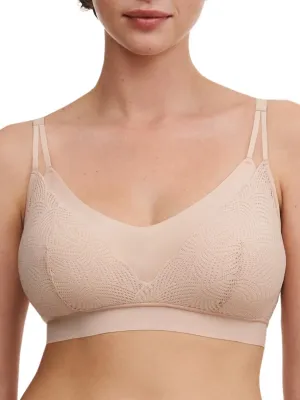 Chantelle Soft Stretch Lace Bralette Nude Blush XL-2XL