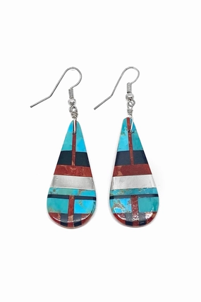Daniel Coriz Santo Domingo Inlay Earrings