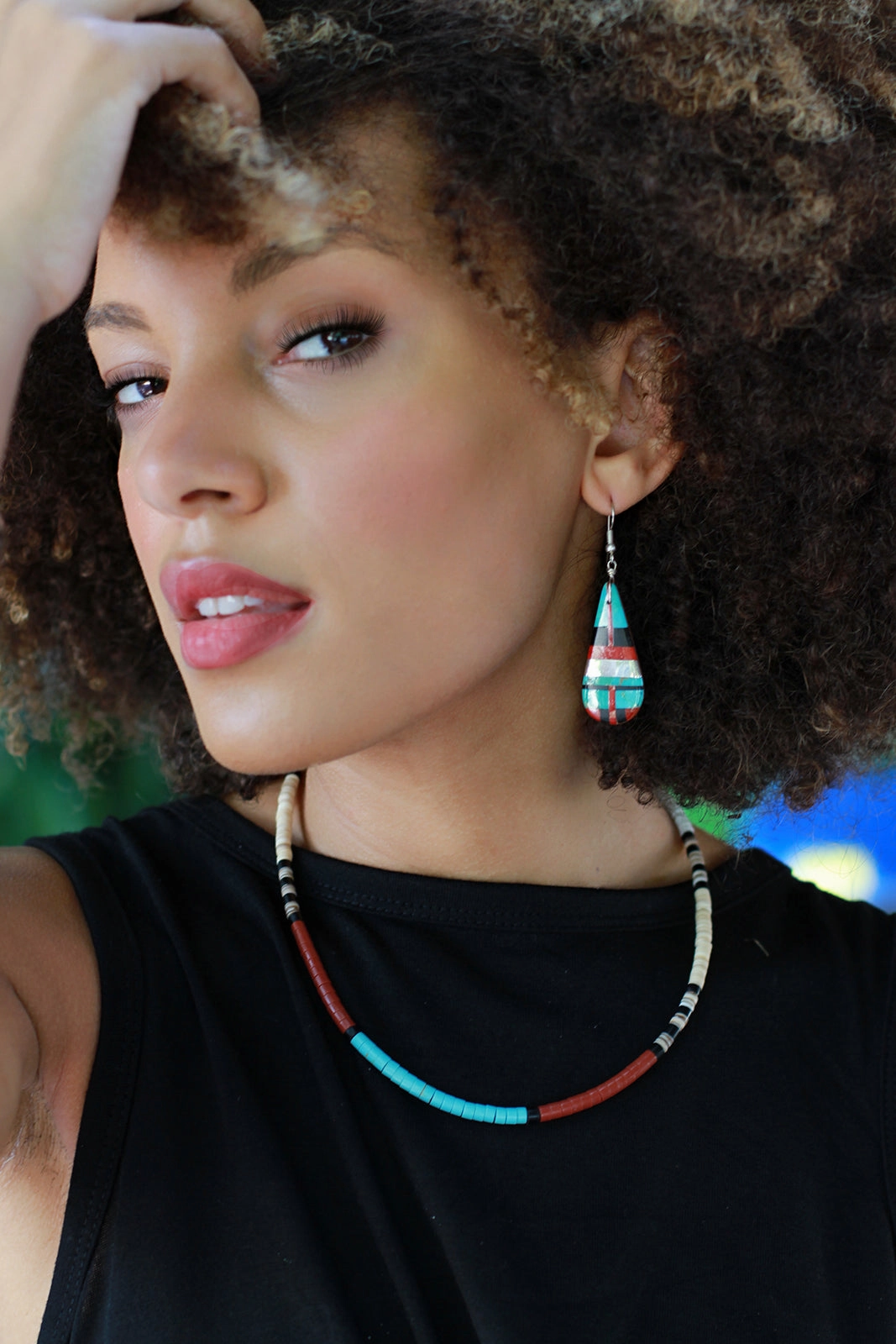 Daniel Coriz Santo Domingo Inlay Earrings