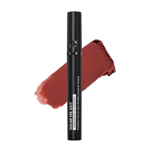Deck of Scarlet - Wear Me Out Longwear Lipstick, Matte Finish with Moisturizing Vitamin E and Jojoba Seed Oil - Feisty