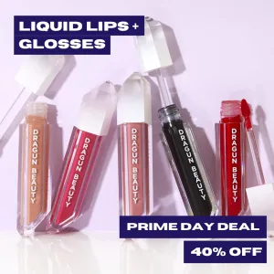 DRAGUN BEAUTY DragunGlass Matte Liquid Lipstick, Dark Chocolate, Hydrating & Comfortable Matte Finish with Jojoba Oil, Vitamin E & Honeysuckle Extract - Vegan, & Cruelty Free (0.15 oz)