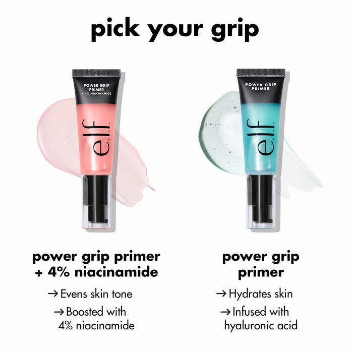 e.l.f. Power Grip Primer   4% Niacinamide – Pore-Minimizing & Brightening Primer | Rouge Cosmetics Pakistan