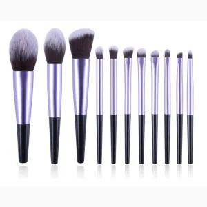 Eleven Makeup Brushes, Makeup Tools, Makeup Brushes, Full Set Of Blush Eye Shadow Brushes(1,E)