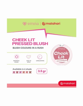Emina Cheek Lit Pressed Blush Cherry Popsicle 3.5 g