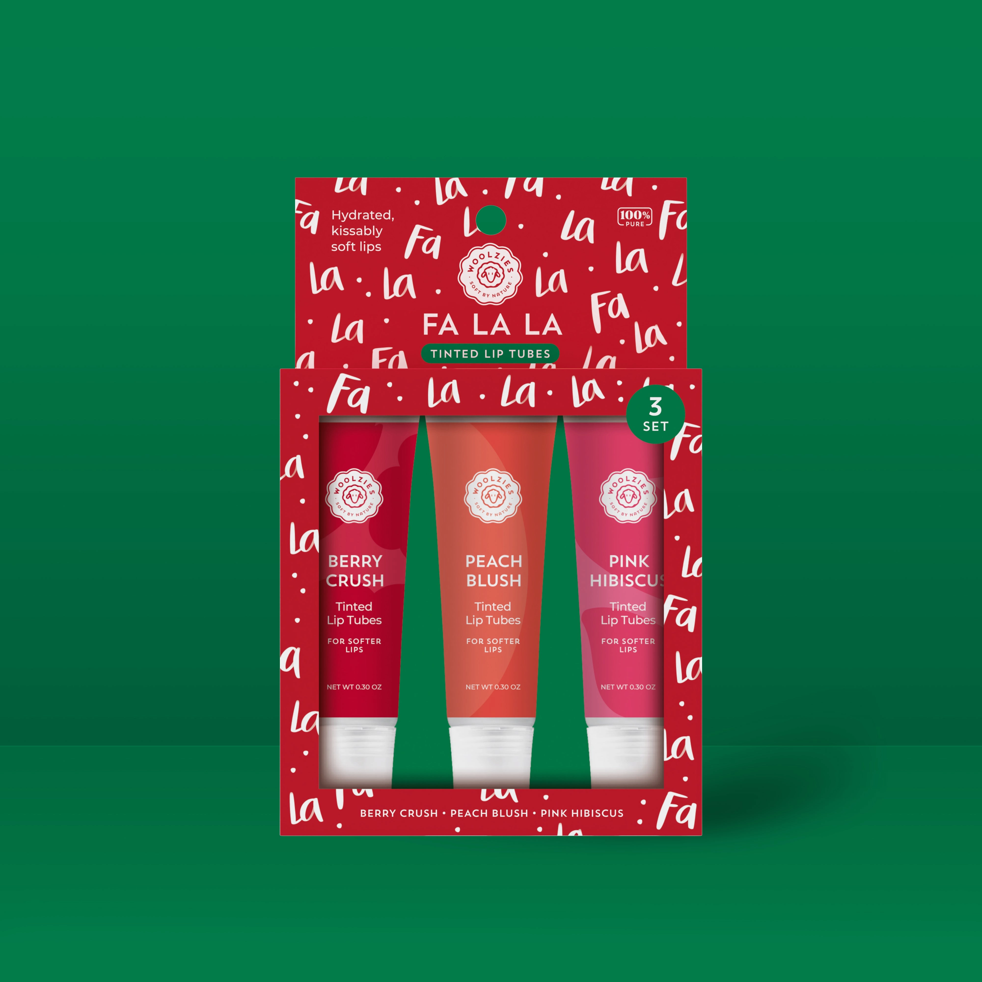 Fa La La Lip Tube Set Of 3