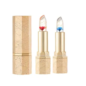 Flower Thermostatic Color Changing Jelly Lipstick, Lipstick for Women, Changing Lips, Long Lasting 24 Hours (01 02)