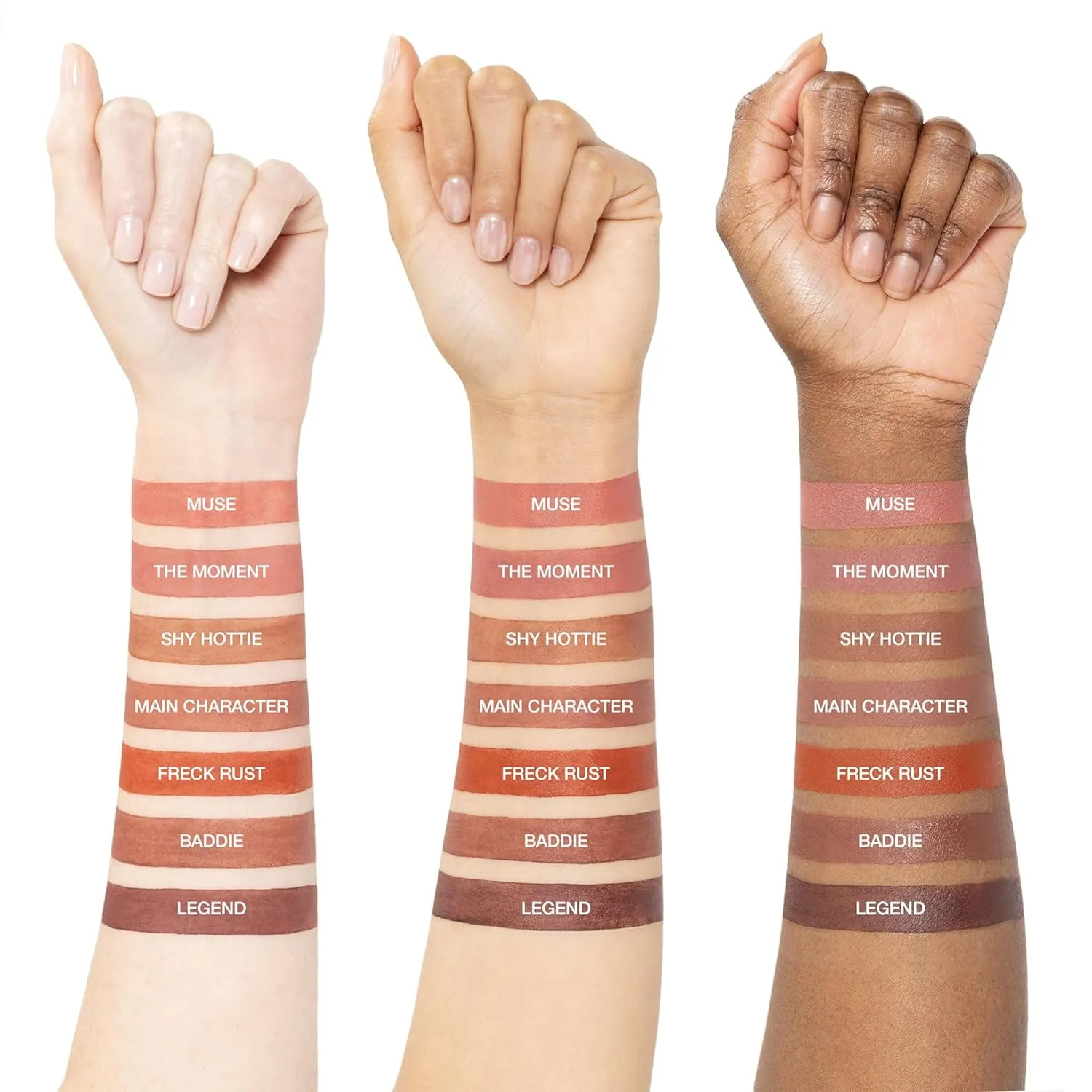 Freck Beauty MAKEOUT CLUB Soft Blur Lipstick – Medium-to-Full Coverage, 8-Hour Wear, Transfer-Proof, Buildable Soft Matte Finish, Wearable Color for All Skin Tones | SHY HOTTIE (Warm Caramel)