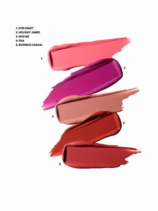 FROSTBITTEN KISS LUSTREGLASS LIPSTICK X5