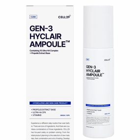 Gen3 Highclare Serum 3-Layer Hyaluronic Acid 10 Species Acne Treatment Daily Face Moisturizer Propolis & Collagen 100-Hour Long-Lasting Formula All Skin Types Glass Skin Korean 3.38 Fl.oz