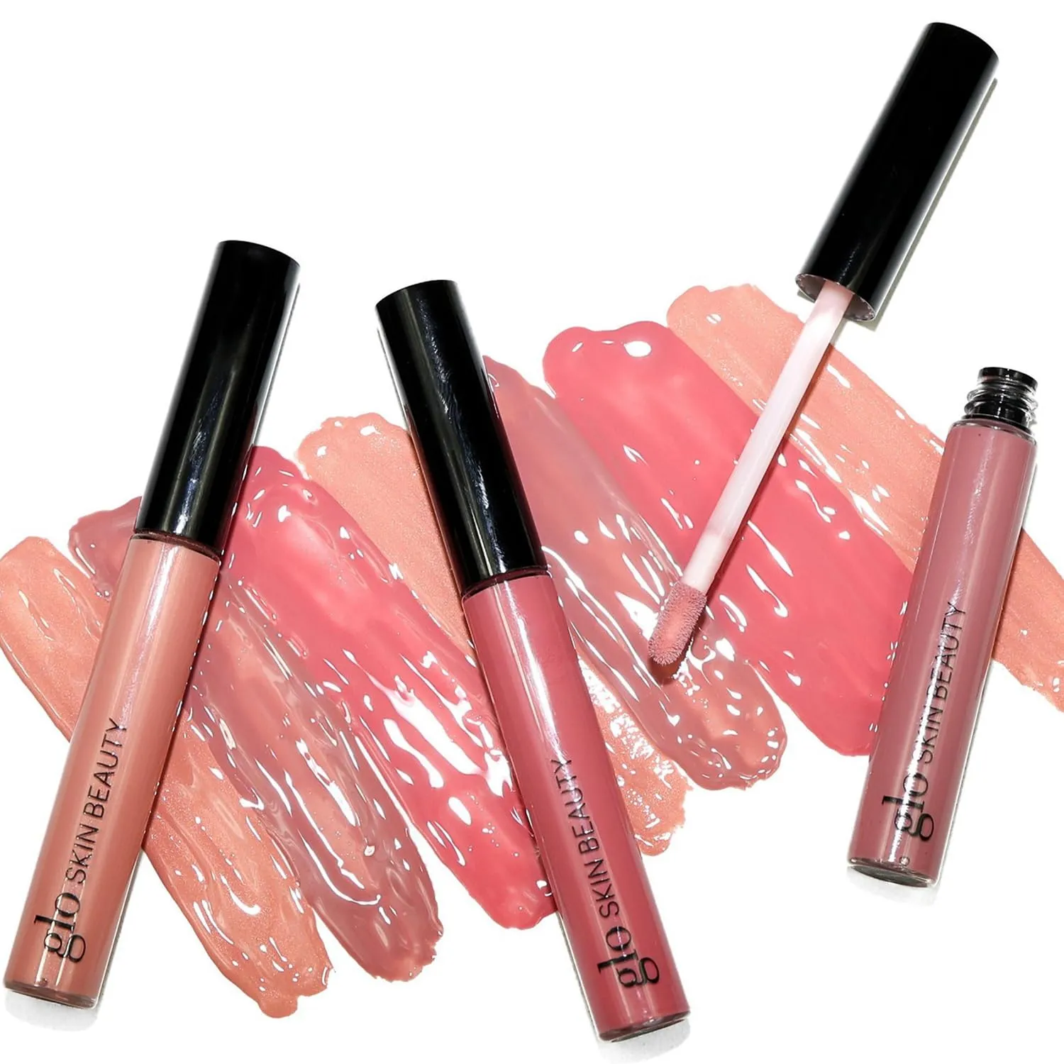 Glo Skin Beauty Lip Gloss in Dollface - Semi-Sheer Mid-Toned Pink - 20 Shades - Non-Sticky - Cruelty Free