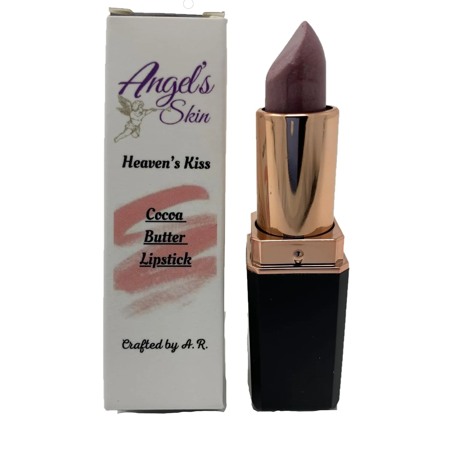Heaven’s Kiss Cocoa Butter Lipstick | Moisturizing Shiny Lipstick | Angel’s Skin (Maroon)
