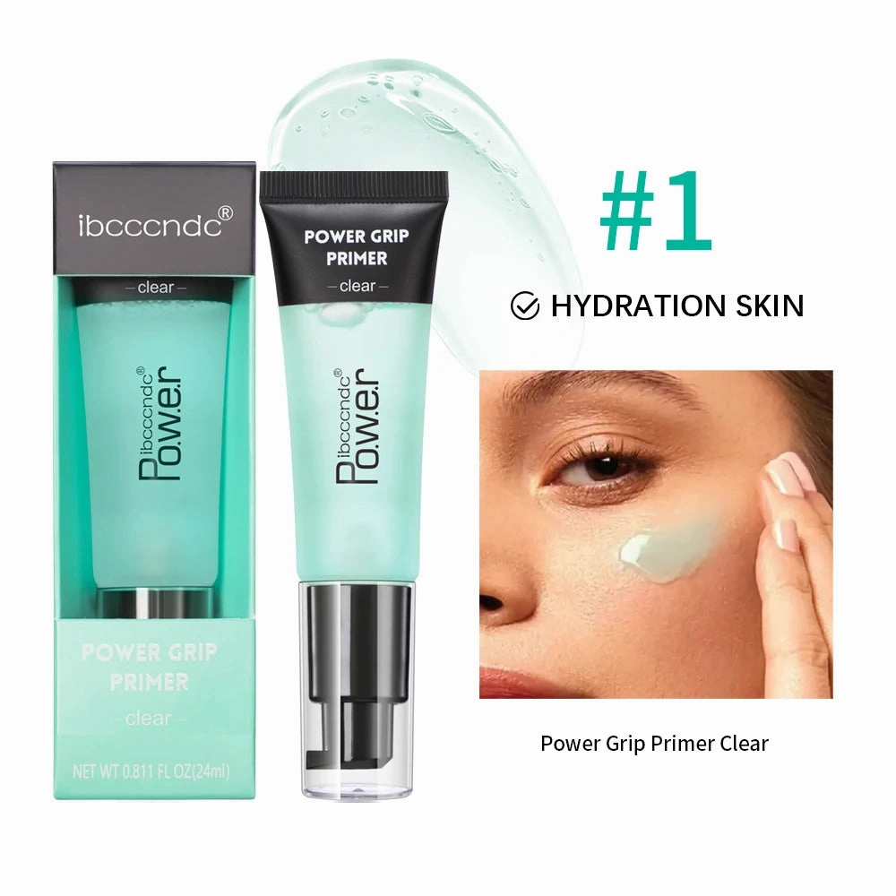 IBCCCNDC Power Grip Primer Gel LuxuryBased Hydrating Face Primer PREMIUM For Smoothing Skin Gripping Makeup Invisible Pore Colorless Primes