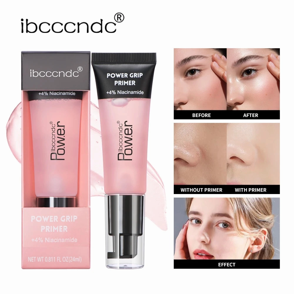 IBCCCNDC Power Grip Primer Gel LuxuryBased Hydrating Face Primer PREMIUM For Smoothing Skin Gripping Makeup Invisible Pore Colorless Primes