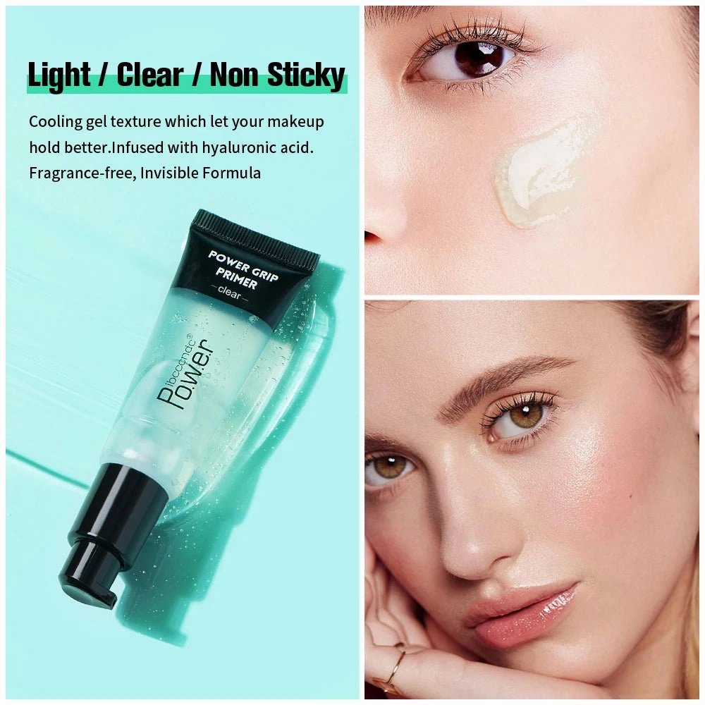 IBCCCNDC Power Grip Primer Gel LuxuryBased Hydrating Face Primer PREMIUM For Smoothing Skin Gripping Makeup Invisible Pore Colorless Primes