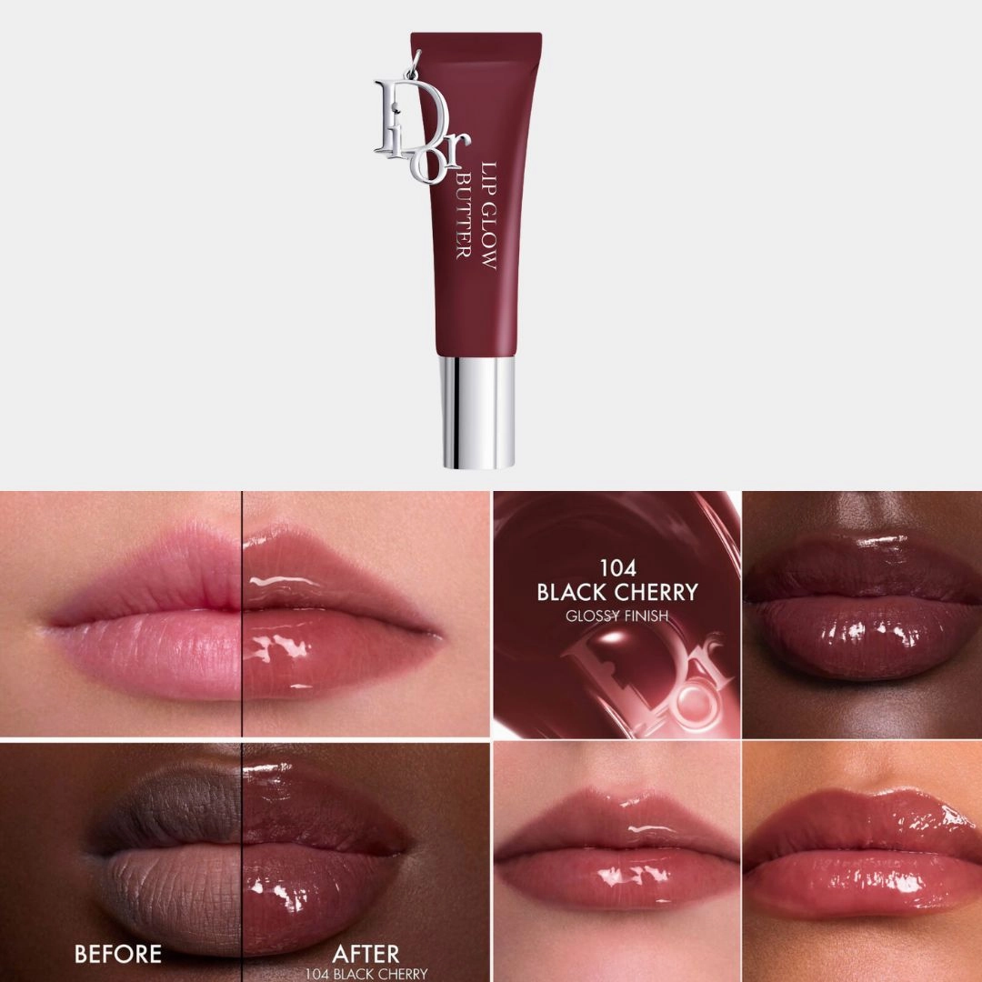 JISOO X Dior Addict Lip Glow Butter 24-Hour Hydrating Shine Lip Treatment - Peptide   Ceramide