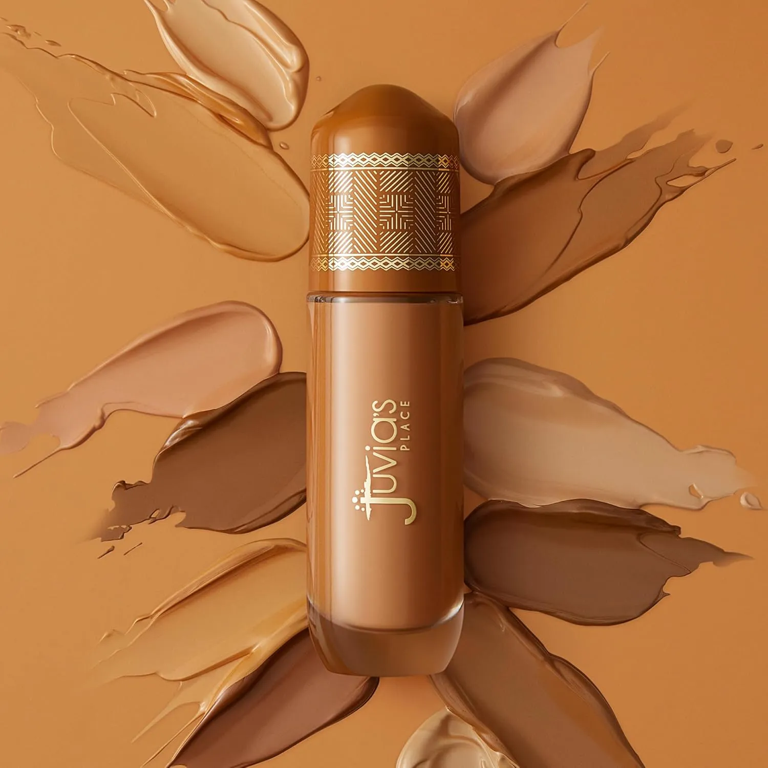 Juvia's Place I Am Magic Radiance Booster - Shade Dark 3 (Burkina) - Flawless Effect for Glam Makeup - Blurs, Smooths & Illuminates Complexion - Glow Activator with Buildable Low to Medium Coverage