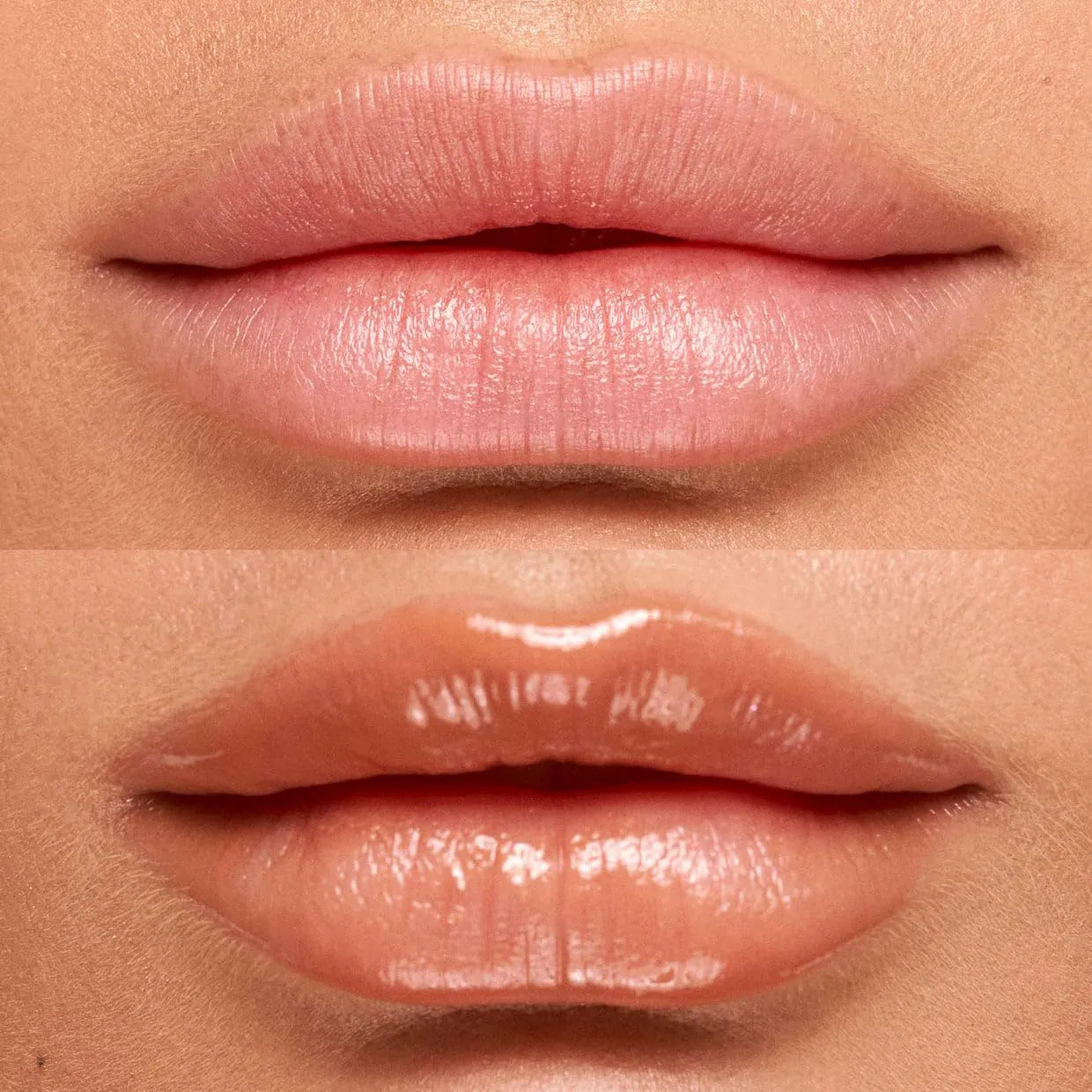 Kosas Wet Lip Oil Gloss - Hydrating Lip Plumping Treatment with Hyaluronic Acid & Peptides (Bare)