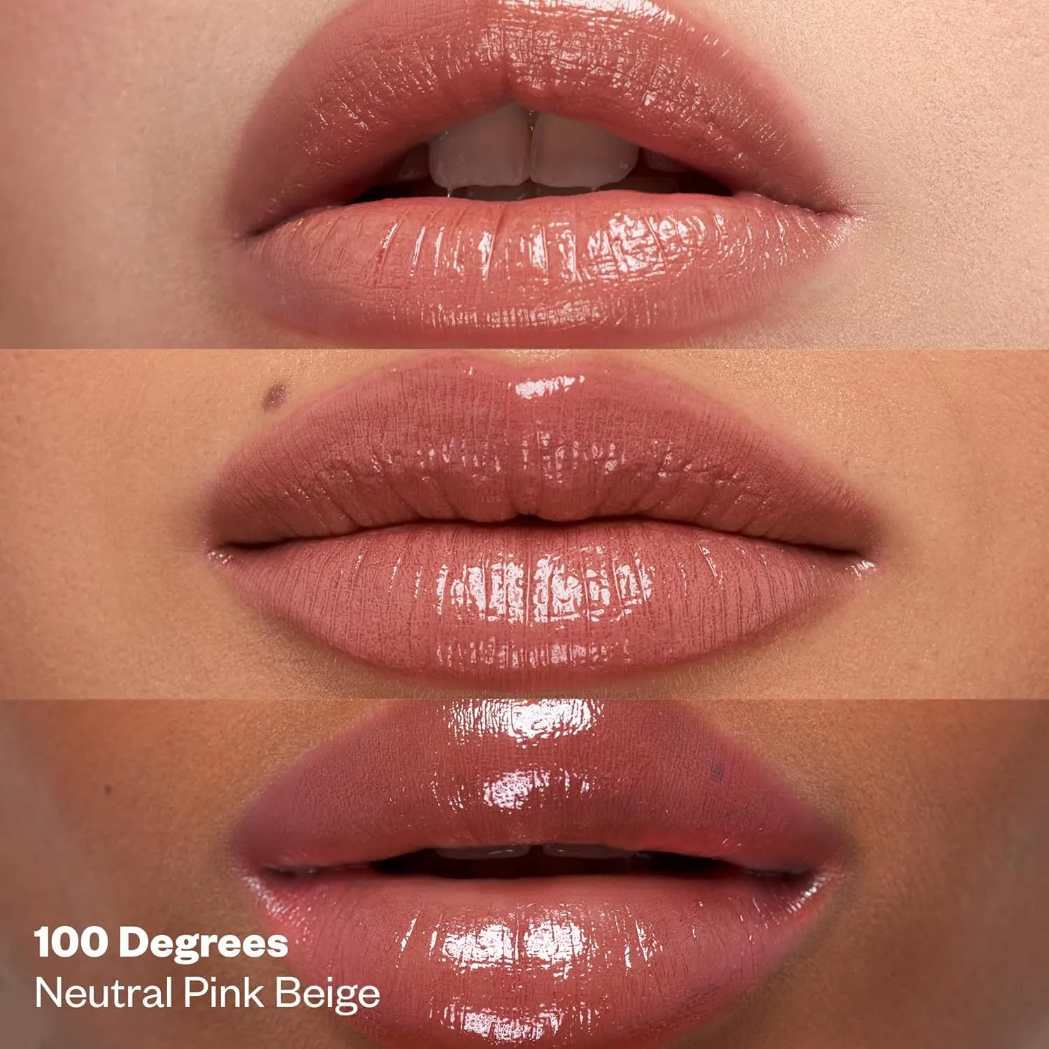 Kosas Wet Stick Moisturizing Shiny Sheer Lipstick with Ceramides, Hyaluronic acid, Peptides and Mango Butter - Soothes, Softens, and Moisturizes Lips – 100 Degrees