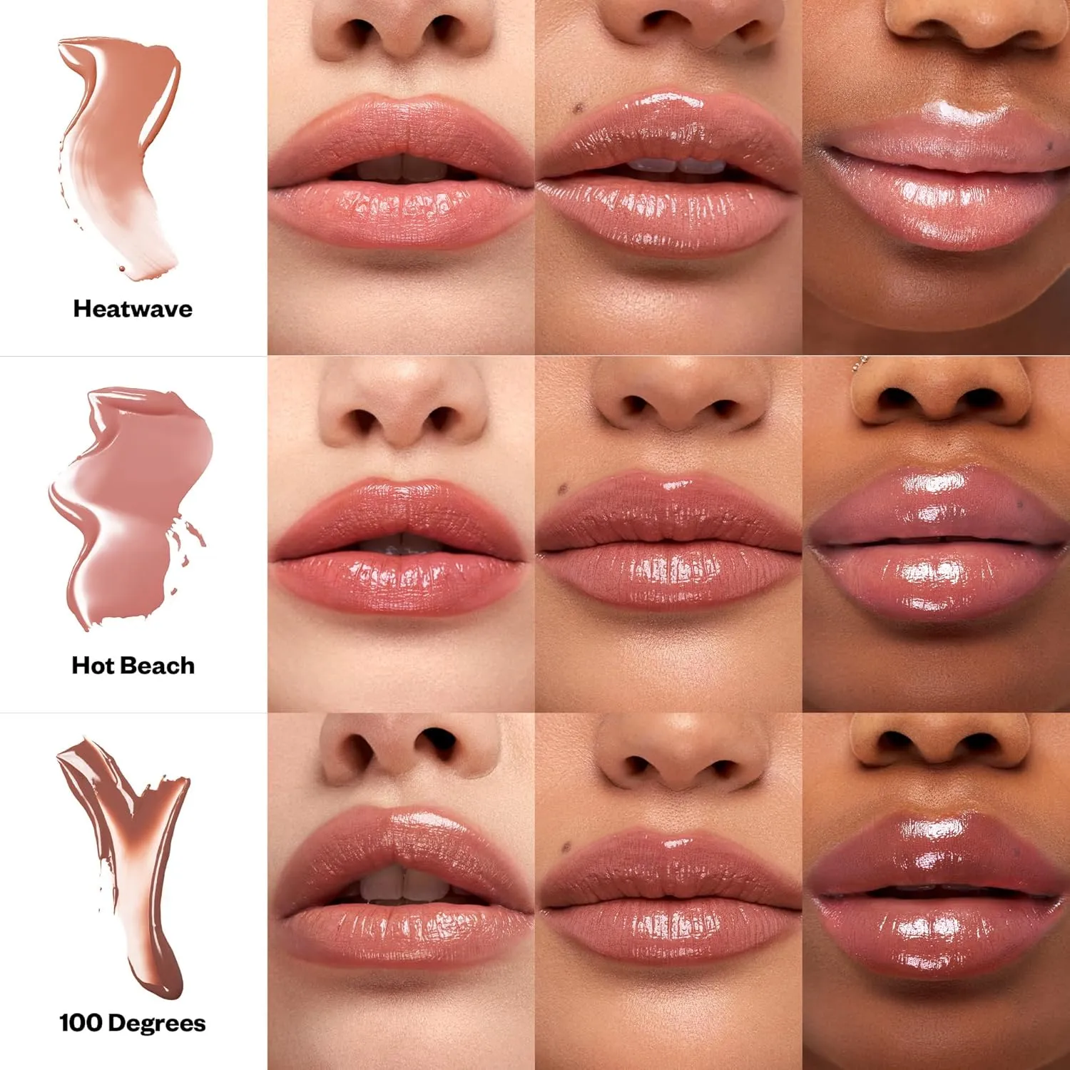 Kosas Wet Stick Moisturizing Shiny Sheer Lipstick with Ceramides, Hyaluronic acid, Peptides and Mango Butter - Soothes, Softens, and Moisturizes Lips – 100 Degrees