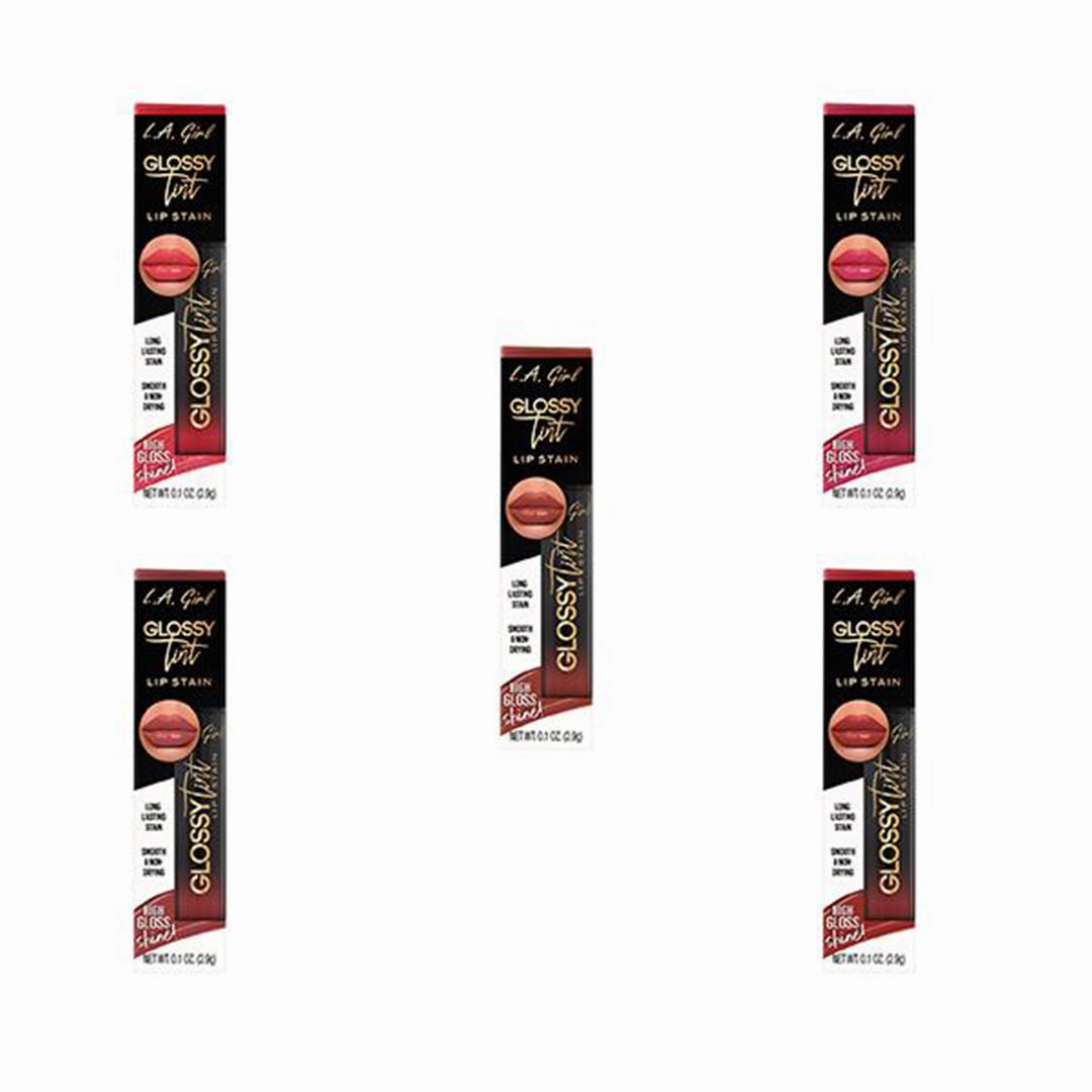 L.A. Girl Glossy Tint Lip Stain Assorted - Wholesale 15 Units (GLC701-705)