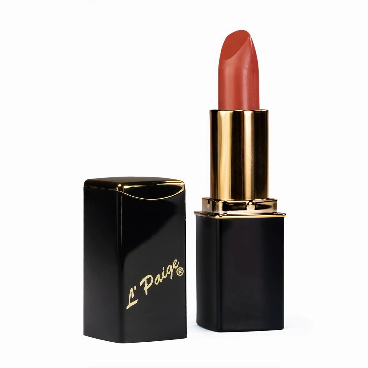 L'Paige L48 - APRICOT GLOW Designer Lipstick | Aloe Vera Based, Long-lasting, Moisturizing