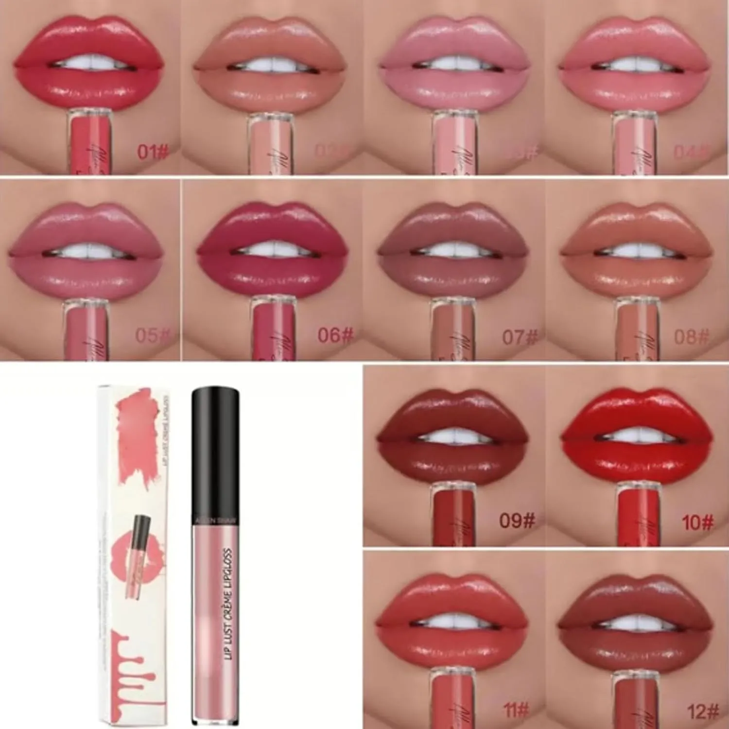 Lassi Lips Staining Lip Oil,2025 New Lassi Lip Stain Oil,6ml Cream Texture Lipstick,Long-Lasting Moisturizing, Smooth Application,Matte, Light And Not Heavy, Multiple Colors (#5)