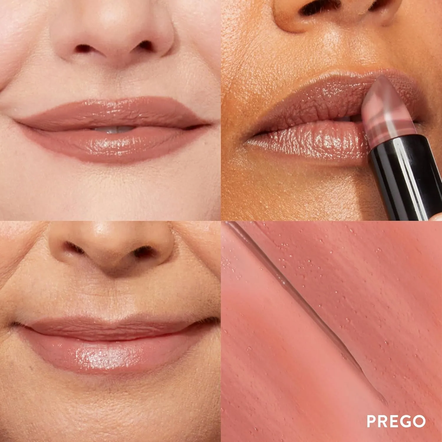 LAURA GELLER NEW YORK Italian Marble Sheer Lipstick - Prego - Hydrating & Lightweight - Vitamin E & Caster Seed Oil - Cream Finish