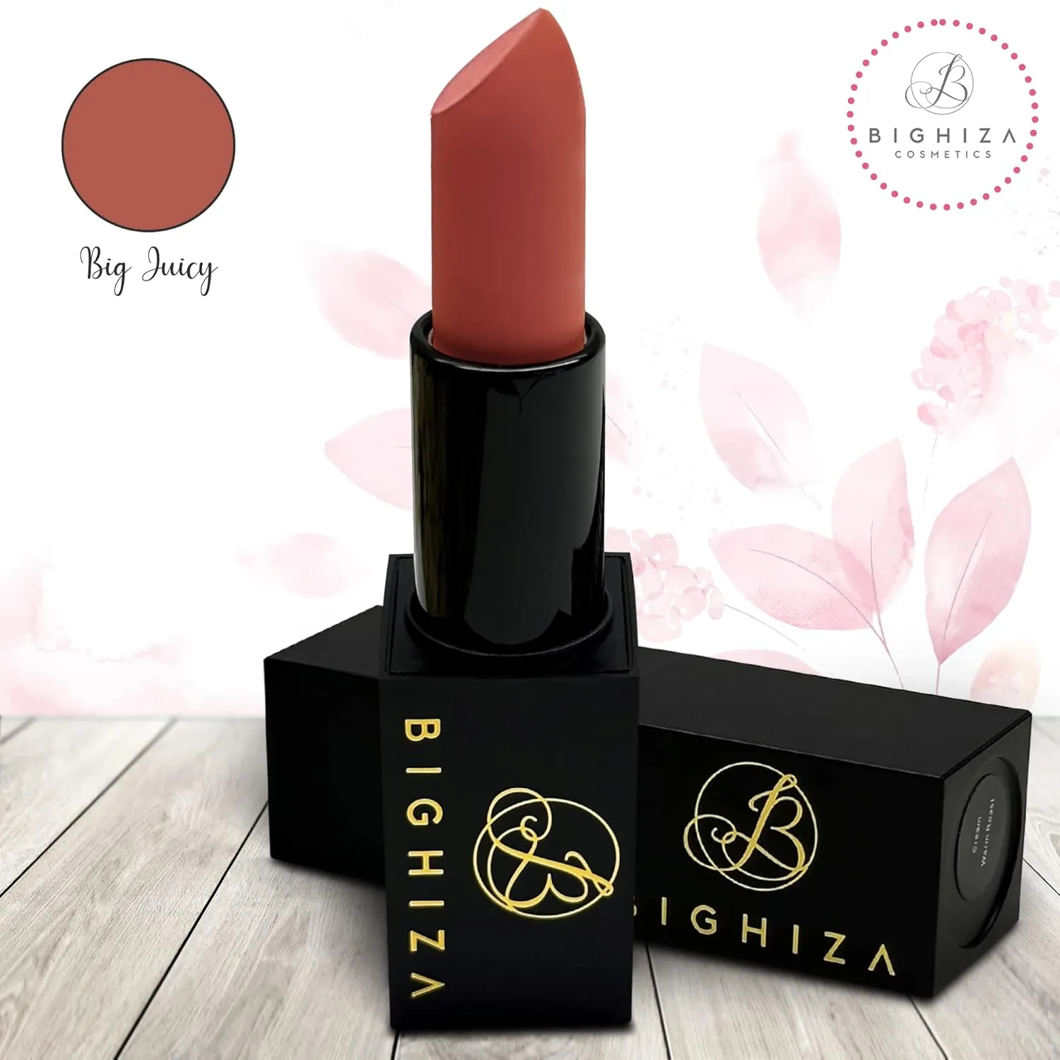 Lipstick, Super high-impact color with shea butter - Moisturizing Creamy Formula (Big Juicy)