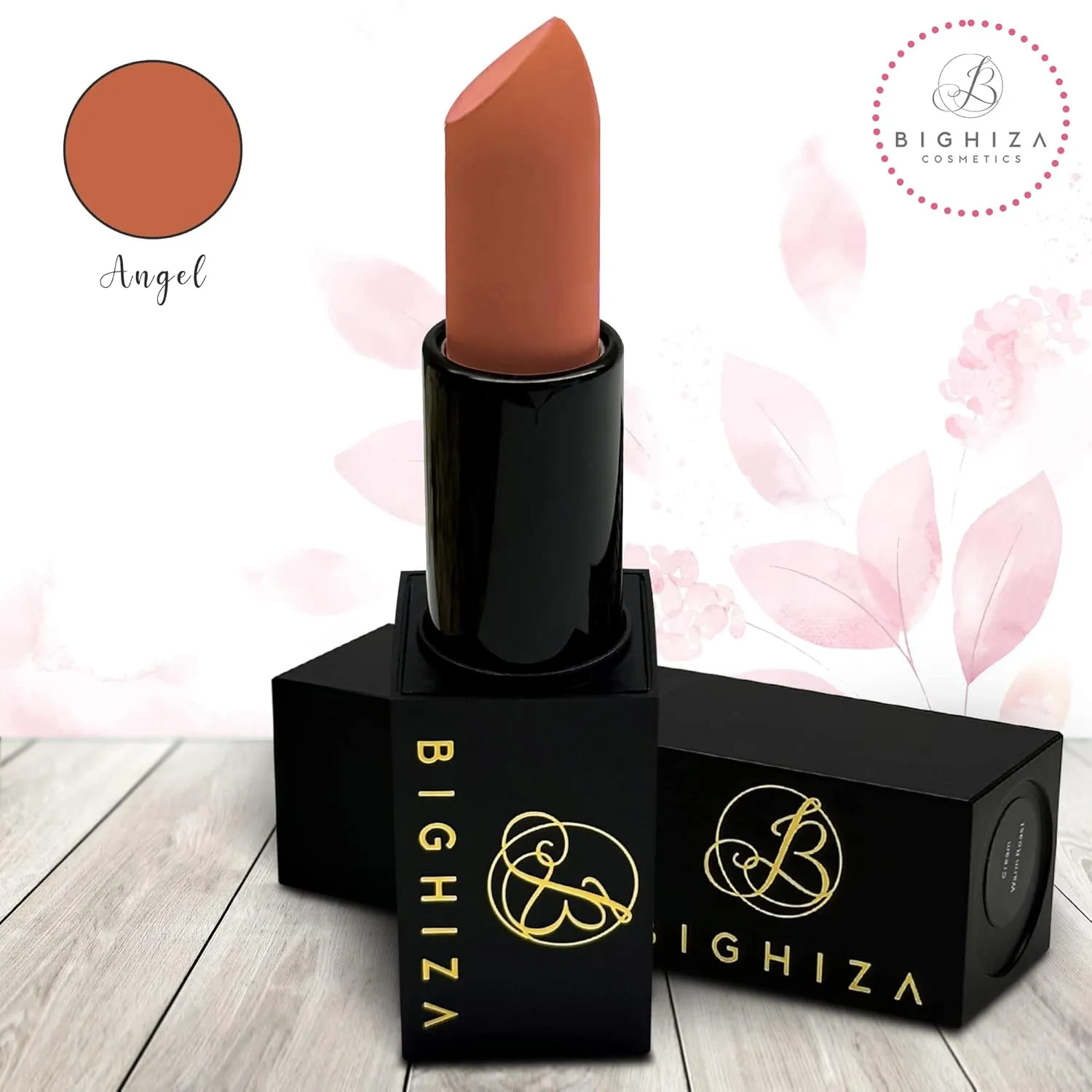 Lipstick, Super high-impact color with shea butter that actively hydrate and nourish lips - Moisturizing Creamy Formula (Angel)