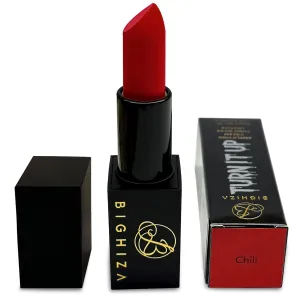Lipstick, Super high-impact color with shea butter that actively hydrate and nourish lips - With FREE Lip Gloss - Moisturizing Creamy Formula (Chili)