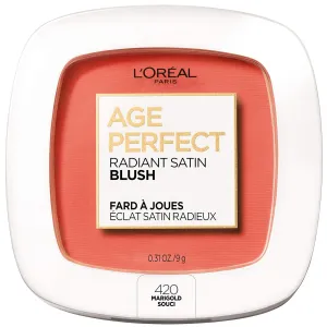 L’Oréal Paris Age Perfect Radiant Satin Blush with Camellia Oil, Marigold