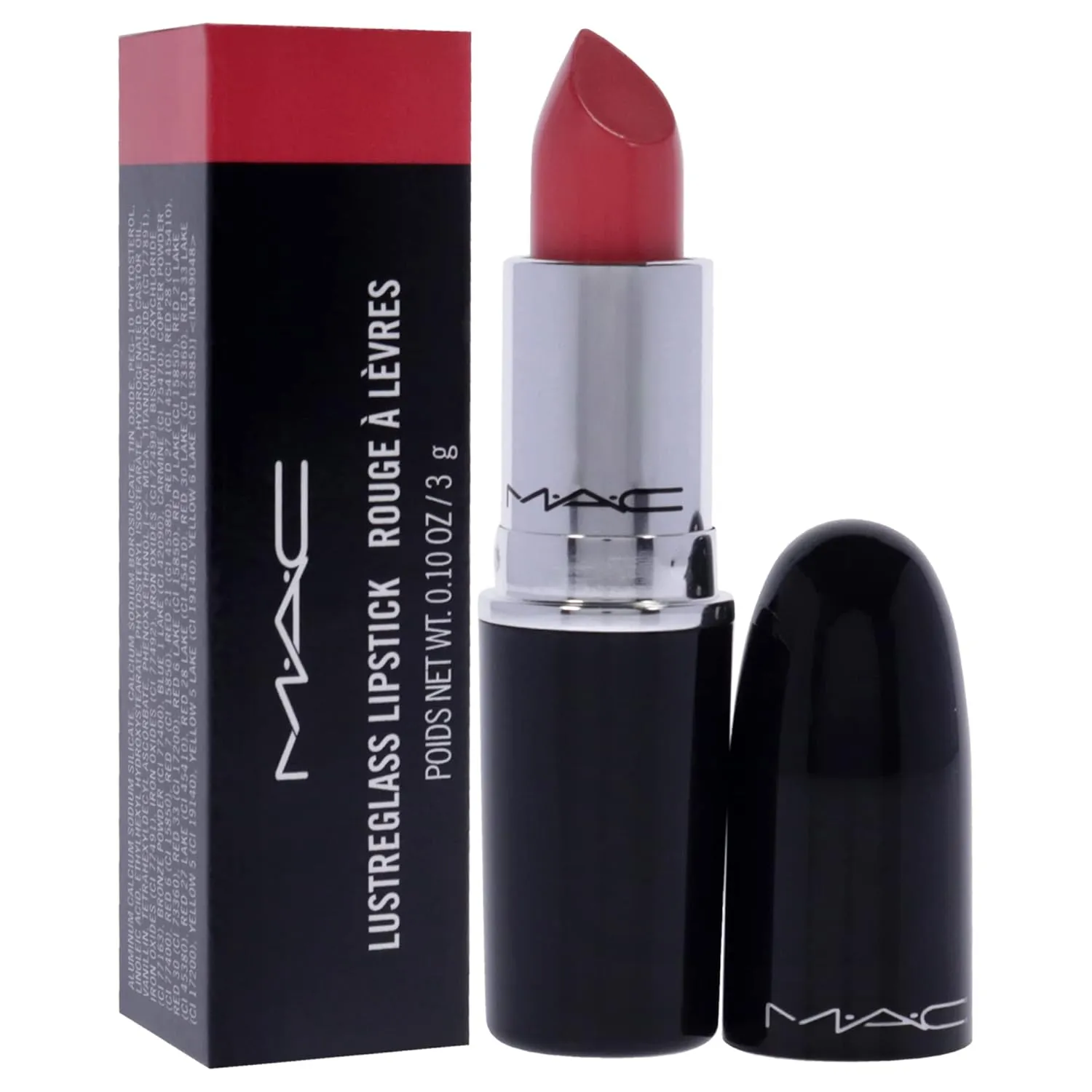 MAC Lustreglass Sheer Shine Lipstick - Oh Goodie Lipstick Women 0.1 oz