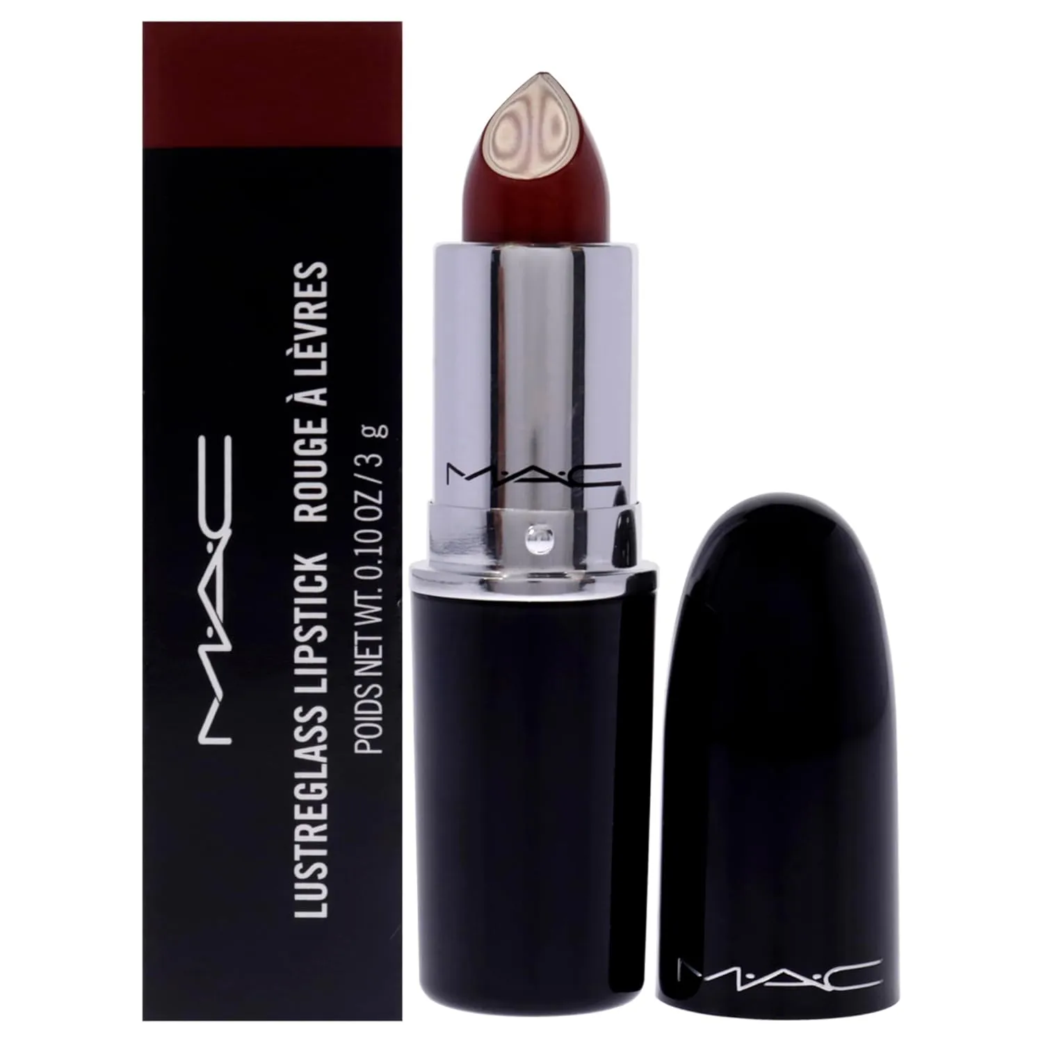 MAC Lustreglass Sheer Shine Lipstick - PDA for Women - 0.1 oz Lipstick