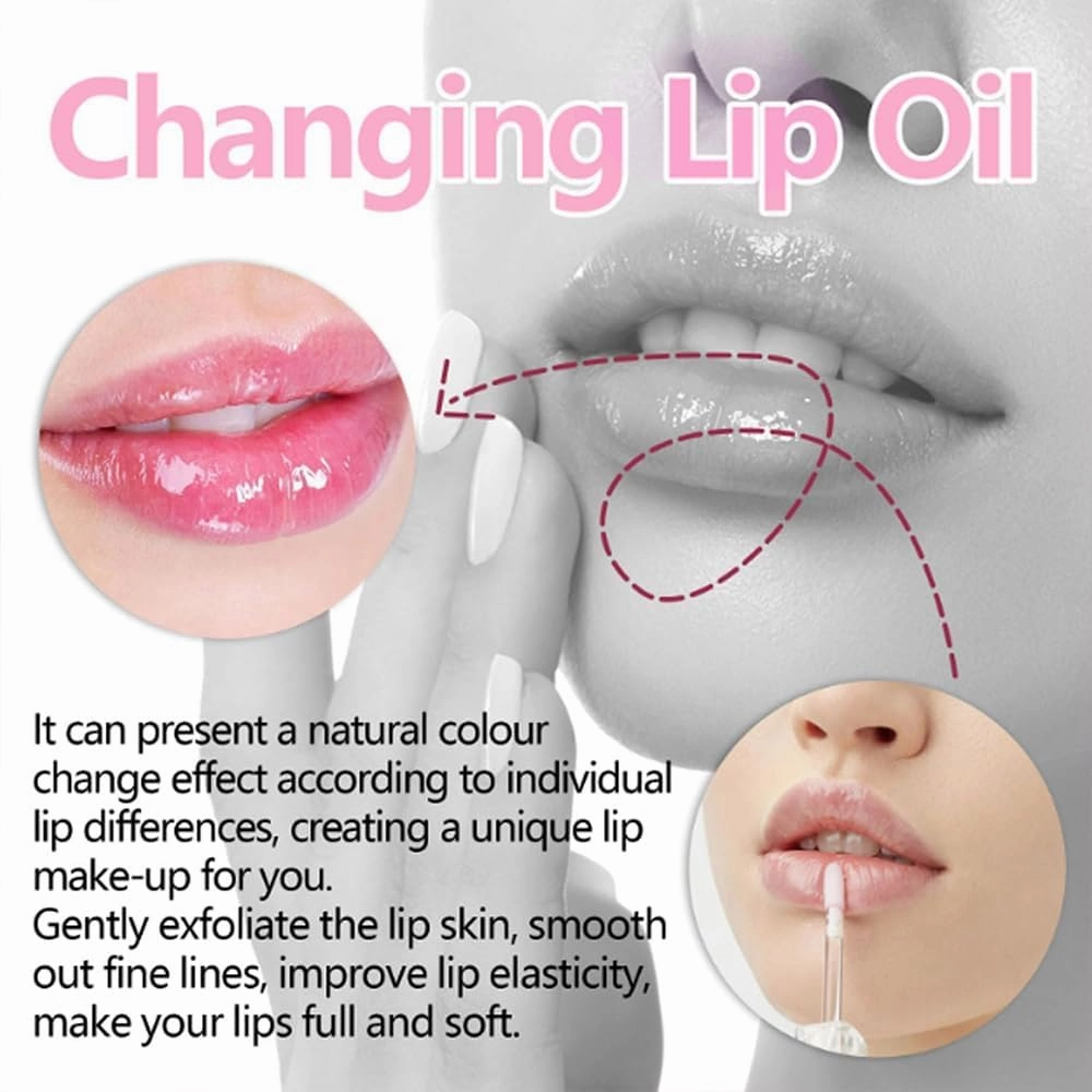Magic Color Changing Lip Oil, Color Changing Lip Oil, Boss Up Color Changing Lip Oil, Color Changing Lip Oil Stain, Conversion Lip Stain, Conversion Lip Oil, Warm Change Lip Gloss (3PCS,Mix)