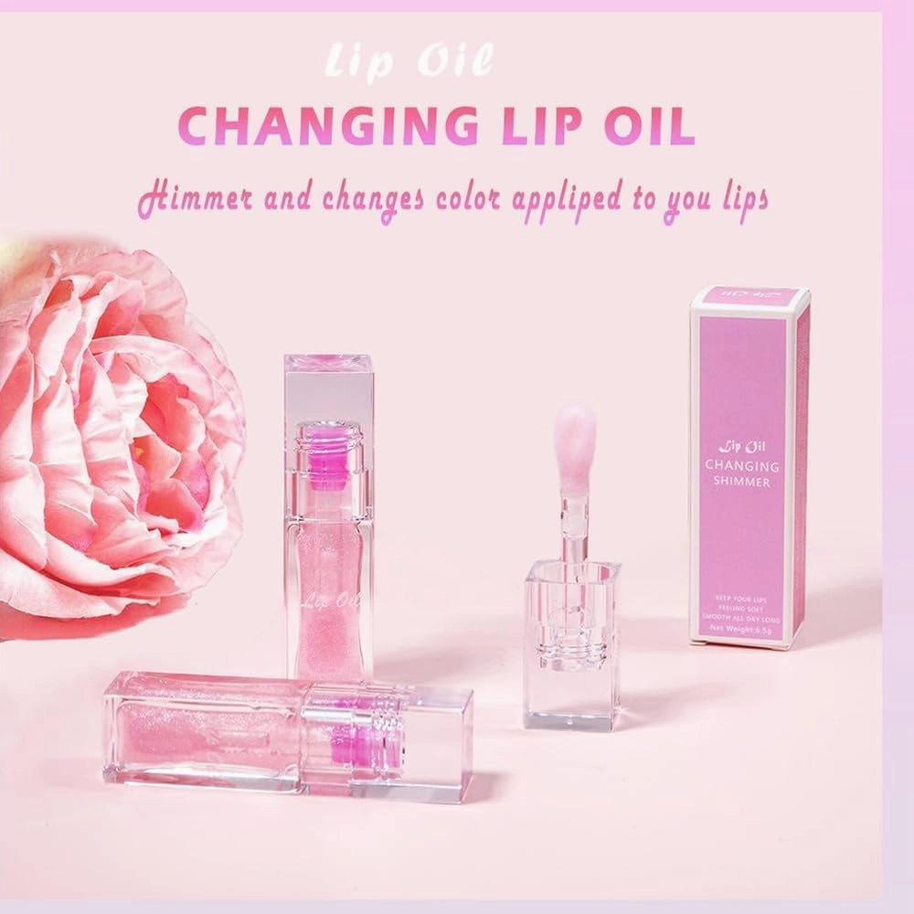 Magic Color Changing Lip Oil, Color Changing Lip Oil, Boss Up Color Changing Lip Oil, Color Changing Lip Oil Stain, Conversion Lip Stain, Conversion Lip Oil, Warm Change Lip Gloss (3PCS,Mix)