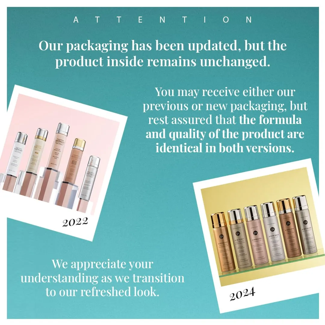 MagicMinerals AirBrush Foundation Set by Jerome Alexander – 3pc Set Includes Primer, Foundation and Kabuki Brush - Spray Makeup with Anti-aging Ingredients for Smooth Radiant Skin (Medium)