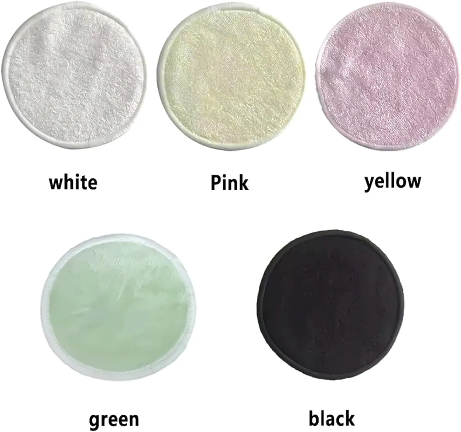 Makeup Remover Pads 20Pcs Ultrafine Fiber Cleaning Pad Ultra Soft Reusable Makeup Removal(Green)