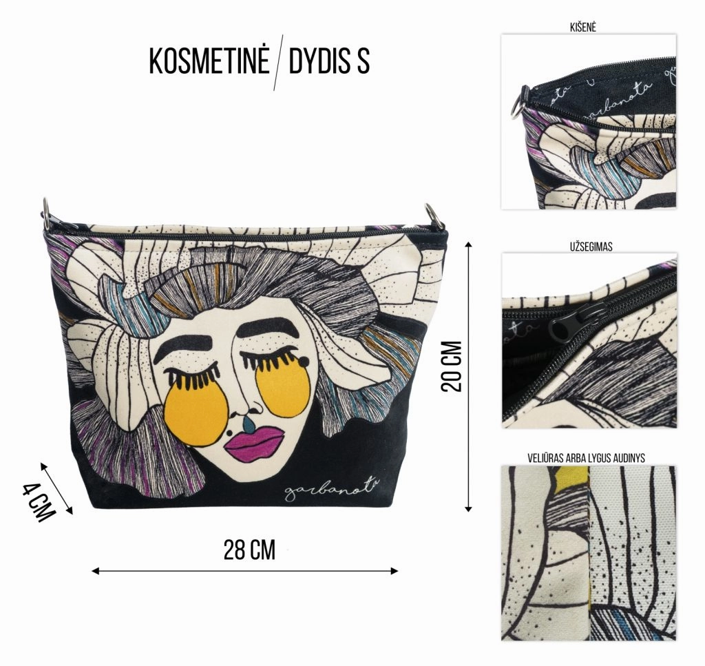 MAKEUP BAG / POUCH FOREST BERRY